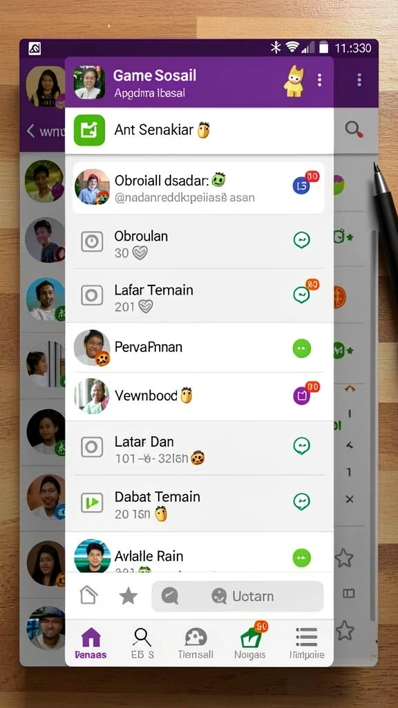 Tampilan awal aplikasi 68IDN yang menarik.