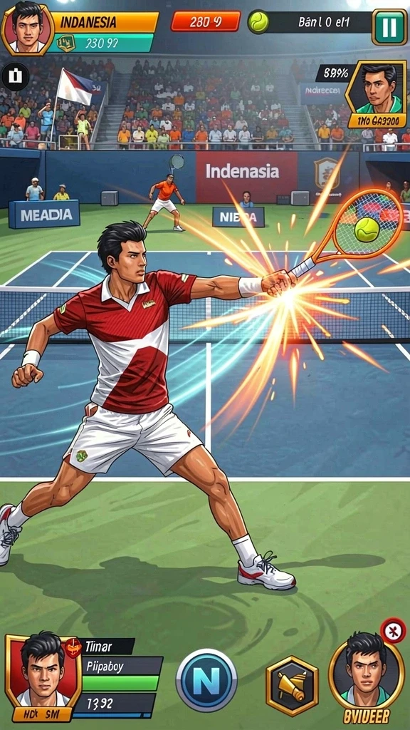 Tampilan antarmuka utama yang menarik.