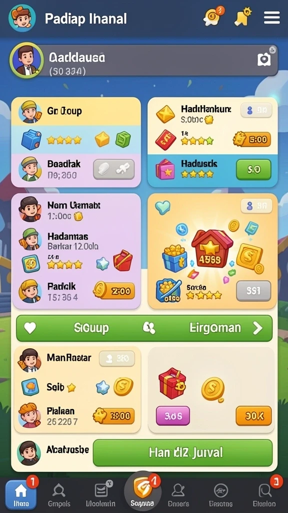 Tampilan antarmuka yang user-friendly.