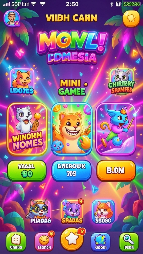 Berbagai pilihan permainan yang mengasyikkan.