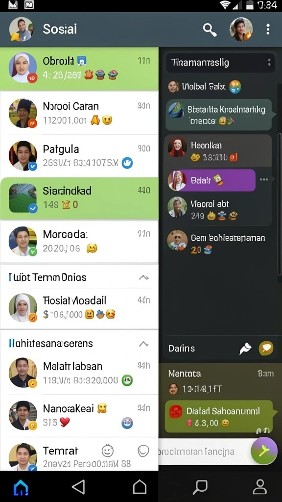 Mode multiplayer untuk bersaing secara real-time.
