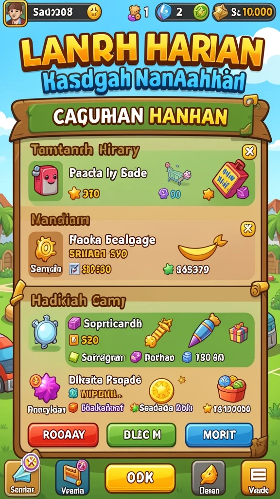 Fitur chat untuk berinteraksi dengan pemain lain.