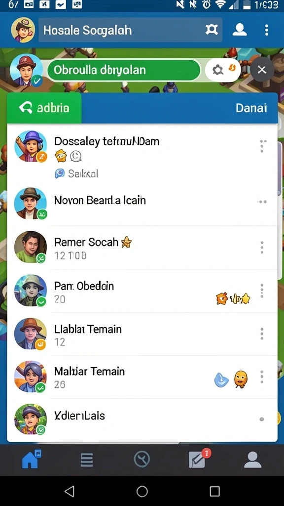 Tampilan awal aplikasi yang menarik dan mudah dimengerti.