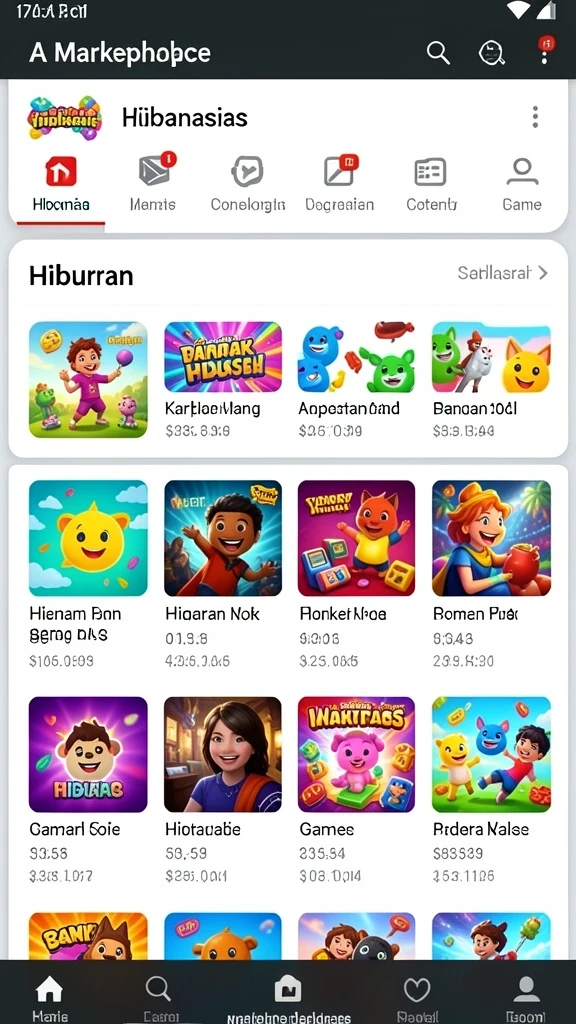 Tampilan utama aplikasi BATAMTOTO yang menarik.