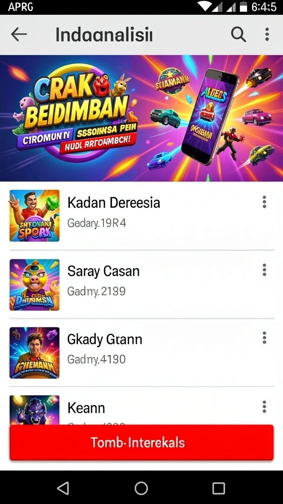 Tampilan antarmuka yang menarik dan modern.