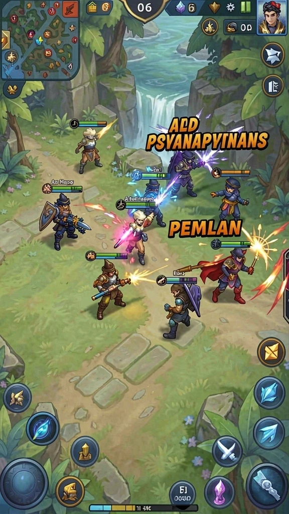 Karakter unik dengan kemampuan khusus.