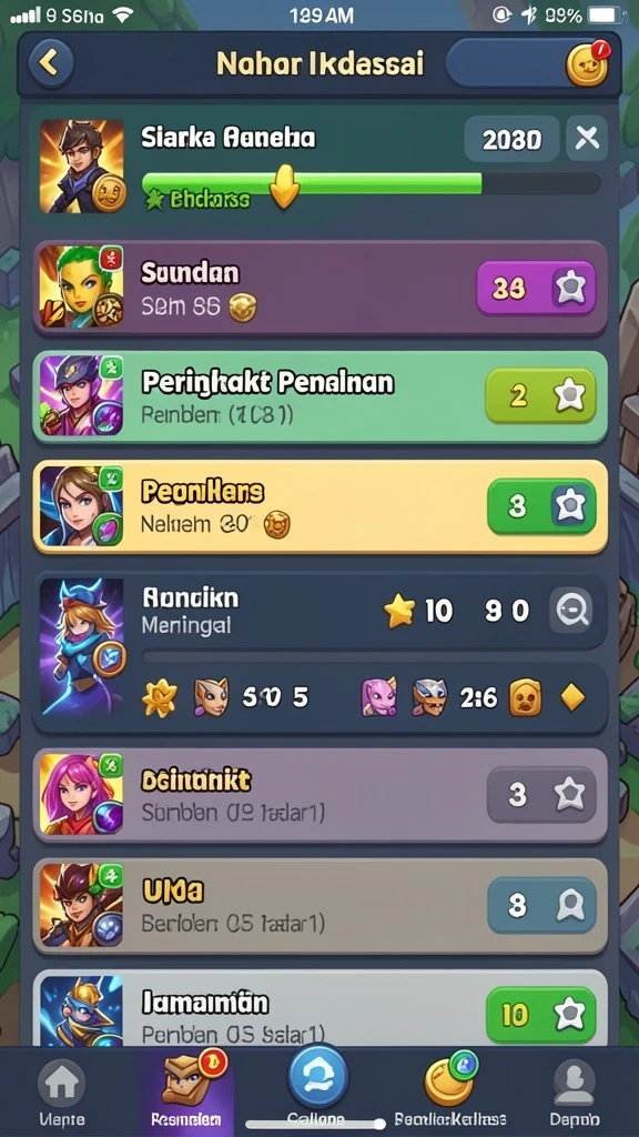 Tampilan grafis yang memukau dan detail yang kaya.
