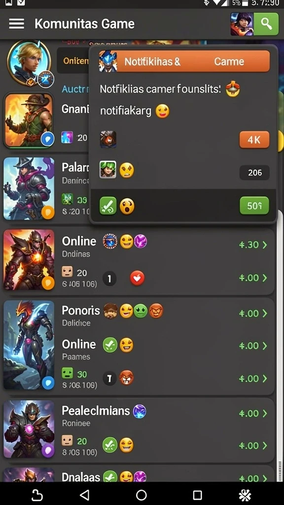 Screenshot menampilkan tampilan antarmuka utama FURLA77.