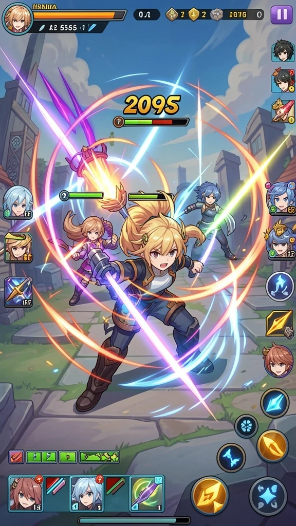 Pemain sedang berkompetisi dalam mode multiplayer.