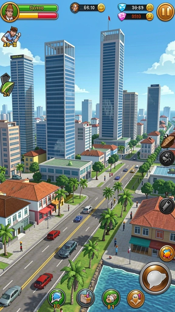Screenshot menunjukkan berbagai pilihan permainan yang tersedia.