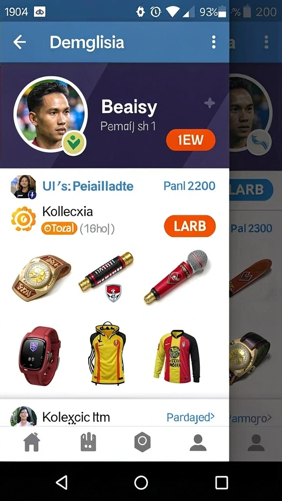 Tampilan antarmuka yang modern dan menarik.