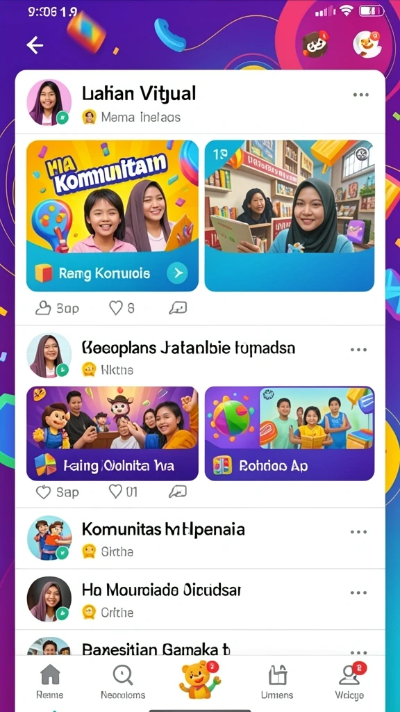 Tampilan antarmuka yang ramah pengguna.