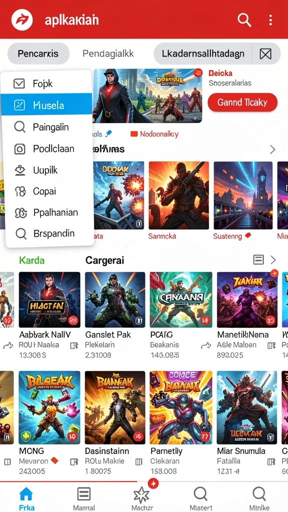 Tampilan antarmuka yang menarik dan mudah digunakan.
