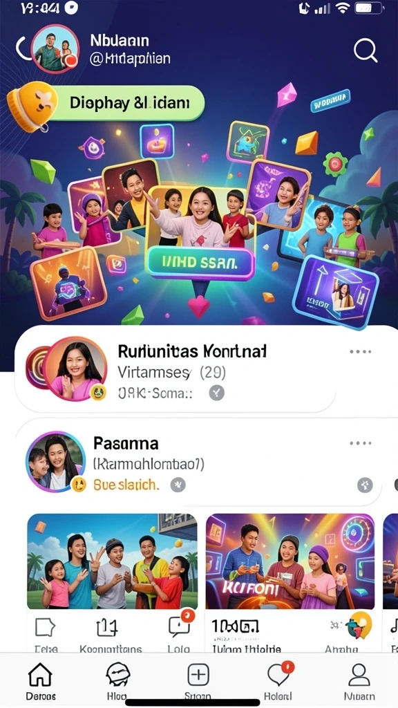 Tampilan antarmuka yang menarik dan mudah digunakan.