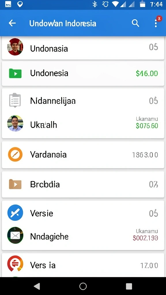 Tampilan antarmuka yang user-friendly dan intuitif.