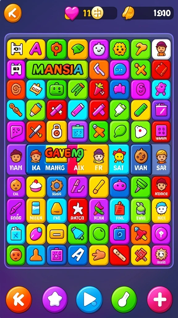 Screenshot dari level baru yang menantang di ORISTOTO.