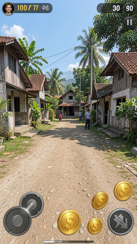 Antarmuka permainan yang mudah dinavigasi.