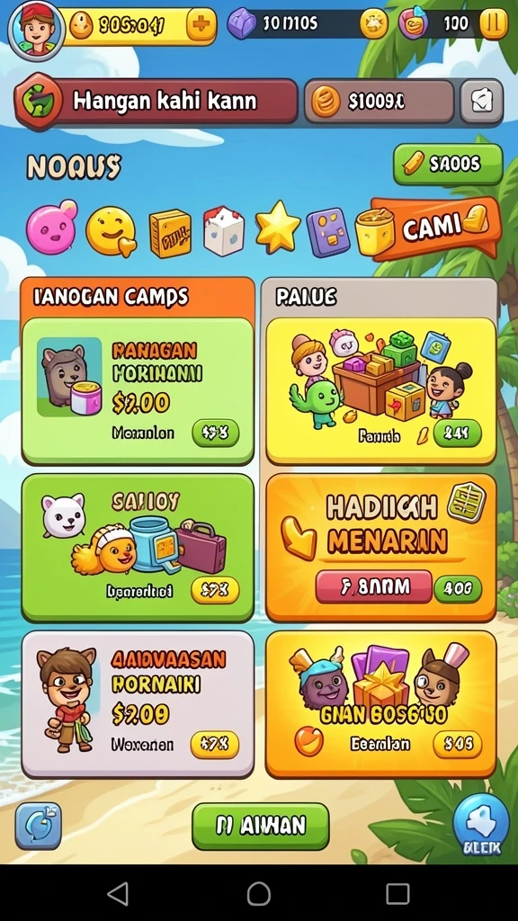 Screenshot menggambarkan aksi seru dalam permainan.