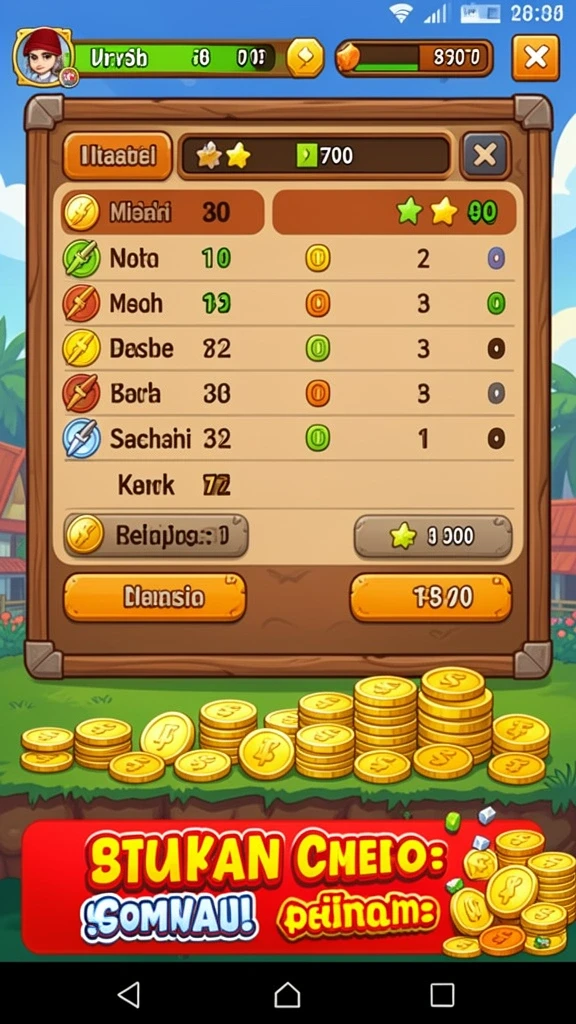 Bonus harian menarik untuk para pemain aktif.