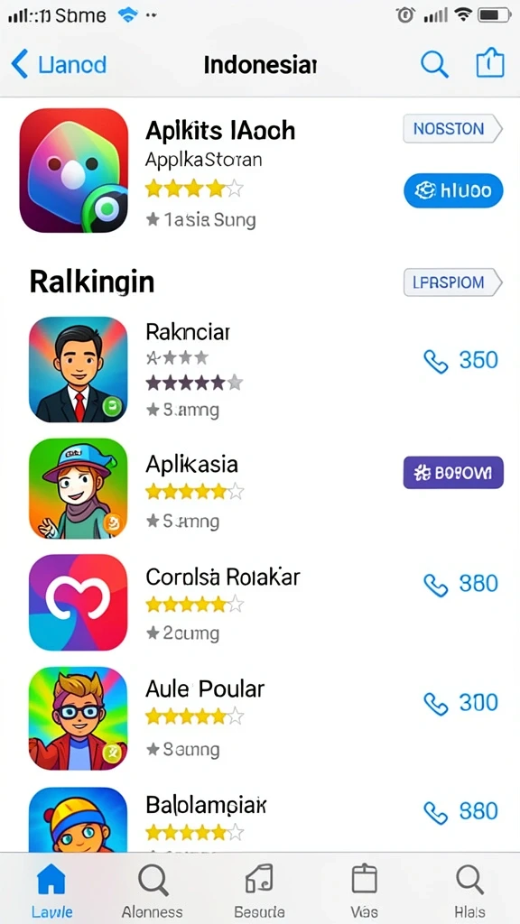 Beragam permainan dengan grafis yang memukau.