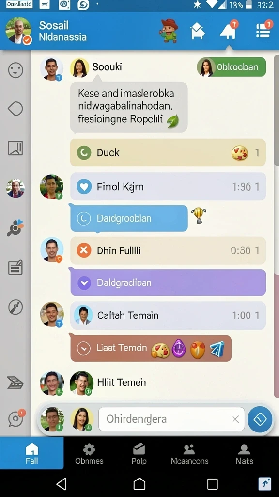 Tangkapan layar menampilkan mode permainan yang menantang.