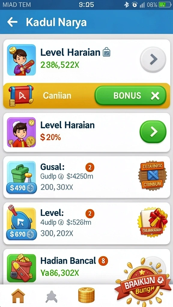Fitur multiplayer yang memungkinkan bertanding dengan teman.