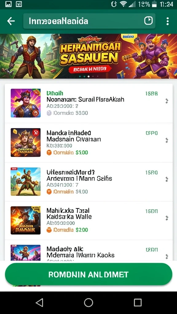 Pemandangan dalam level penuh warna dan detail.