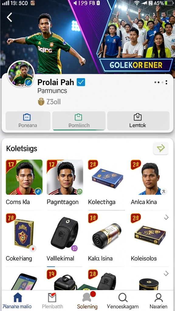 Tampilan antarmuka yang menarik dan bersih.