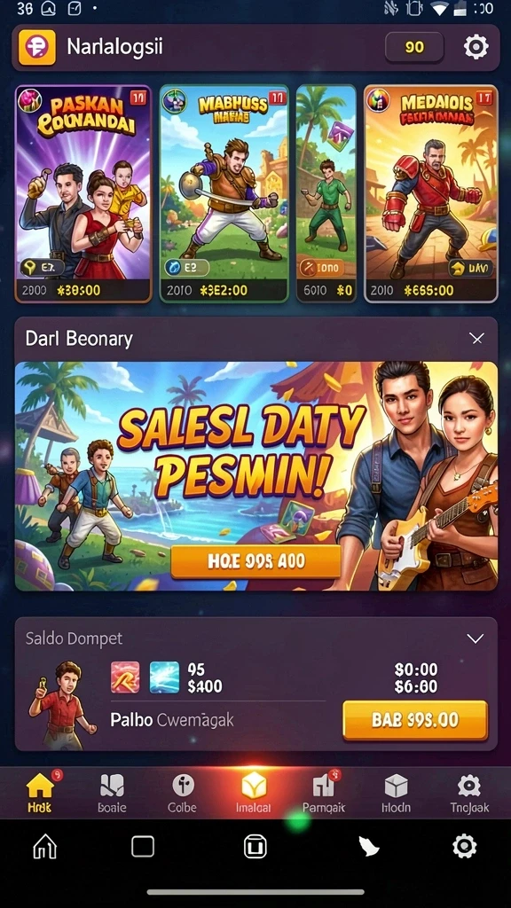Berbagai pilihan permainan slot dengan tema menarik.