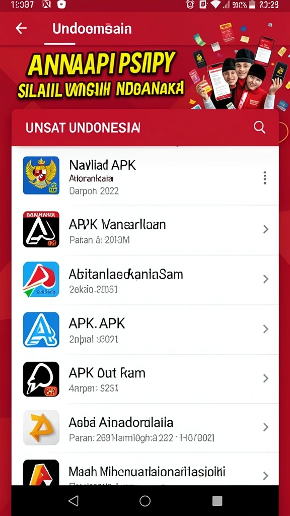 Tangkapan layar menampilkan level awal yang penuh warna.