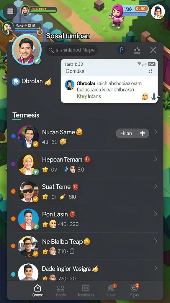 Mode multiplayer yang seru dan kompetitif.