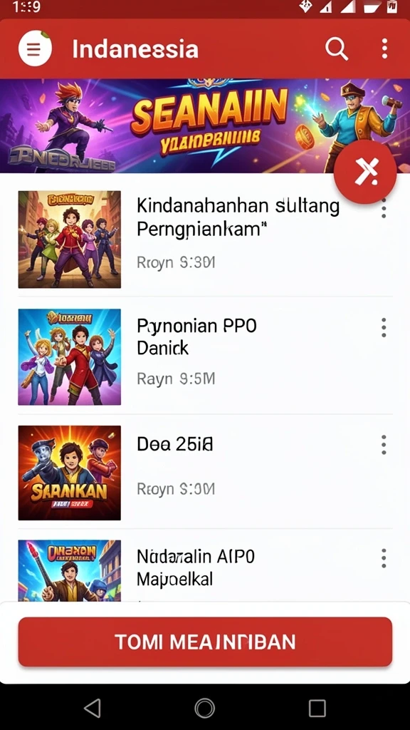 Tampilan antarmuka yang ramah pengguna.