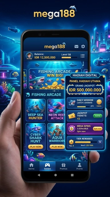 mega188 — menu pengaturan